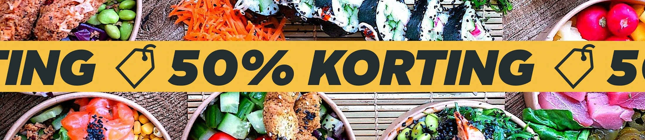 50% korting