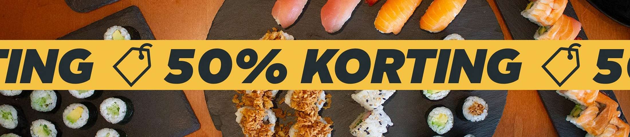 50% KORTING