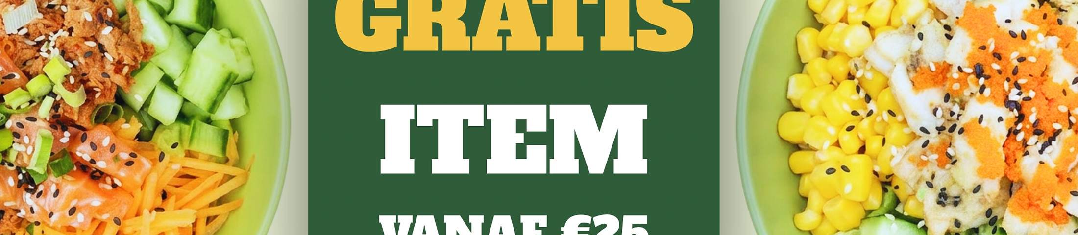 Gratis item vanaf 25 euro