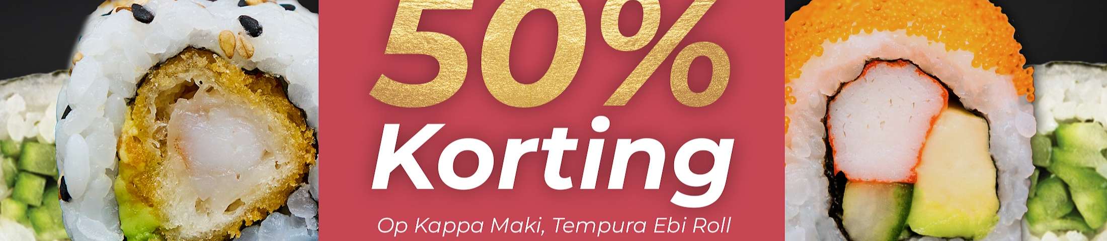 50% korting