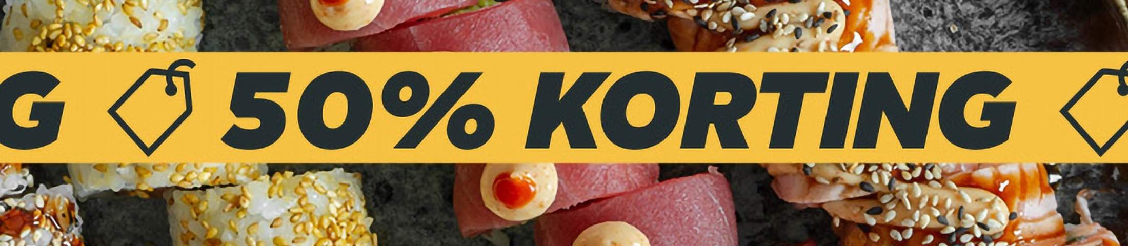 50% korting