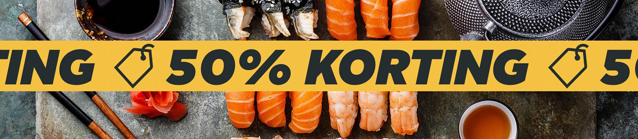 50% KORTING