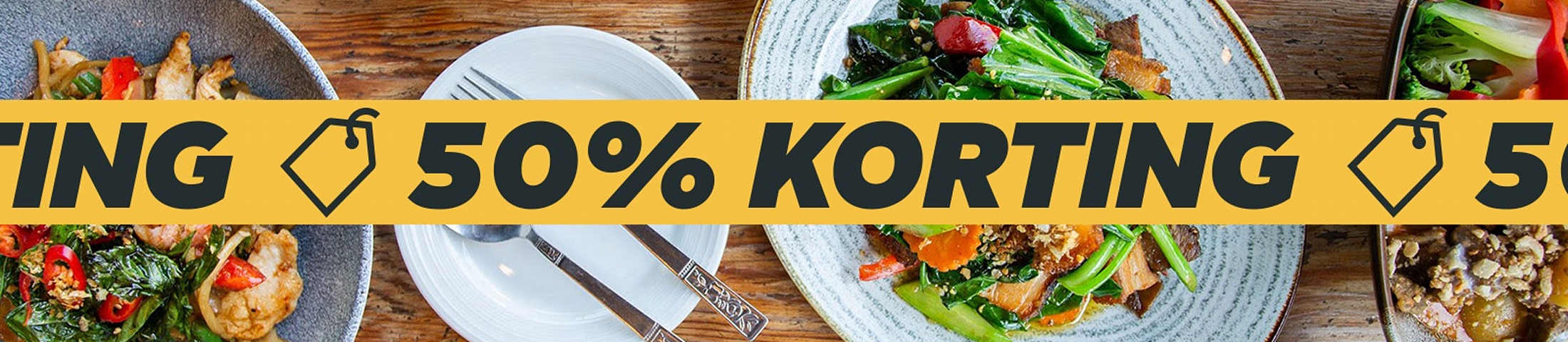 50% KORTING