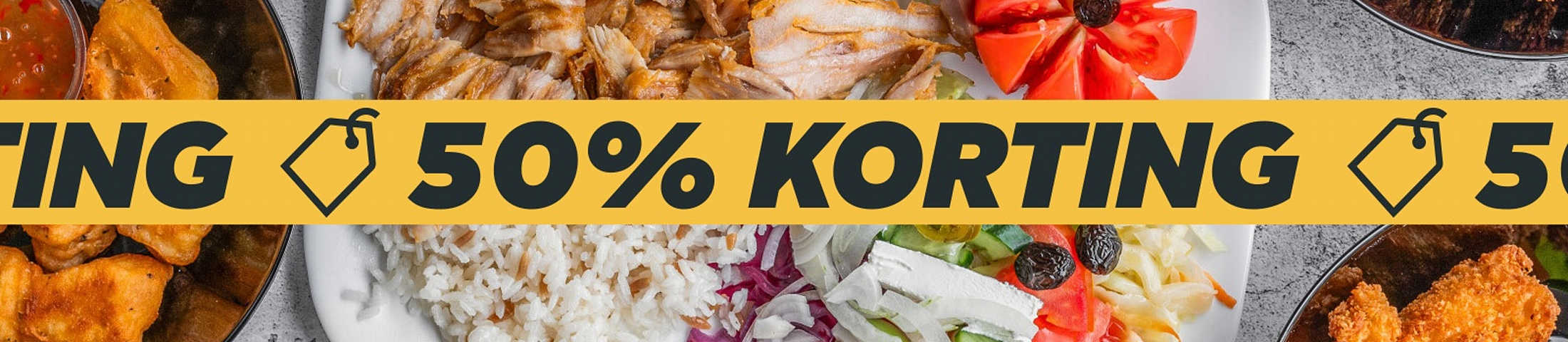 50% KORTING
