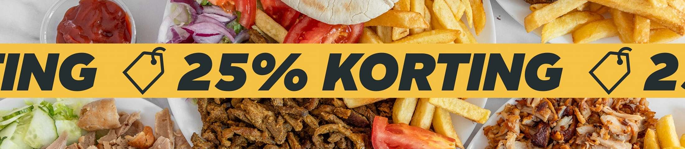 25% korting