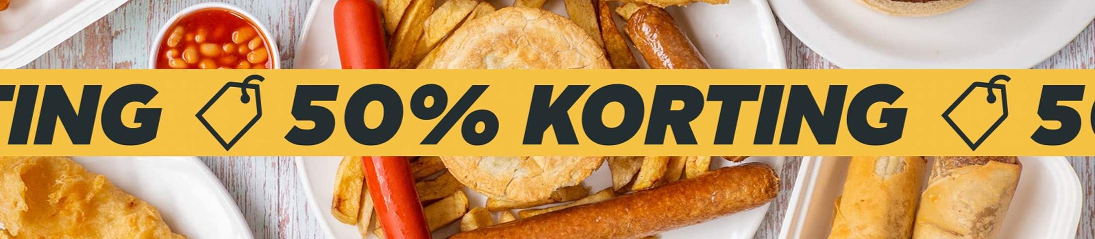 50% KORTING