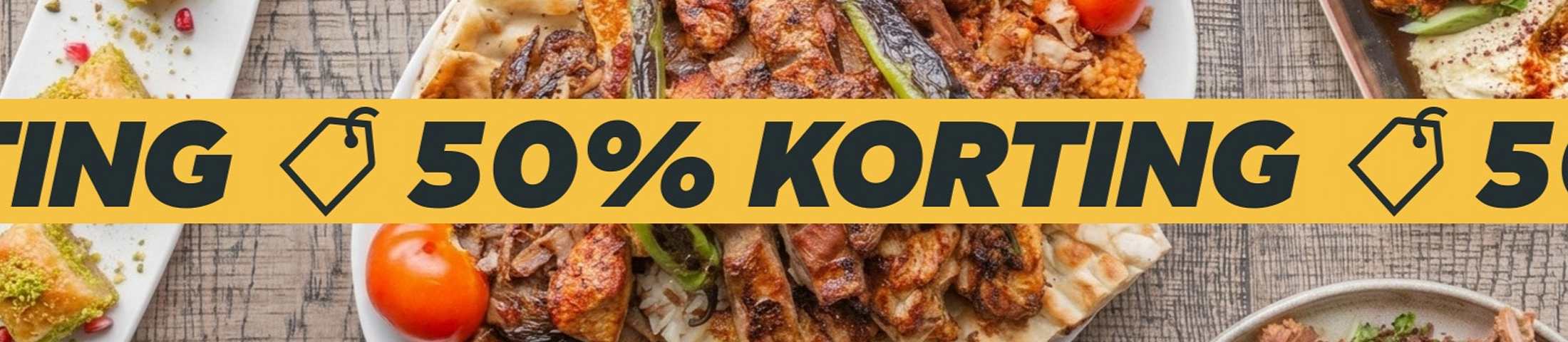 50% KORTING