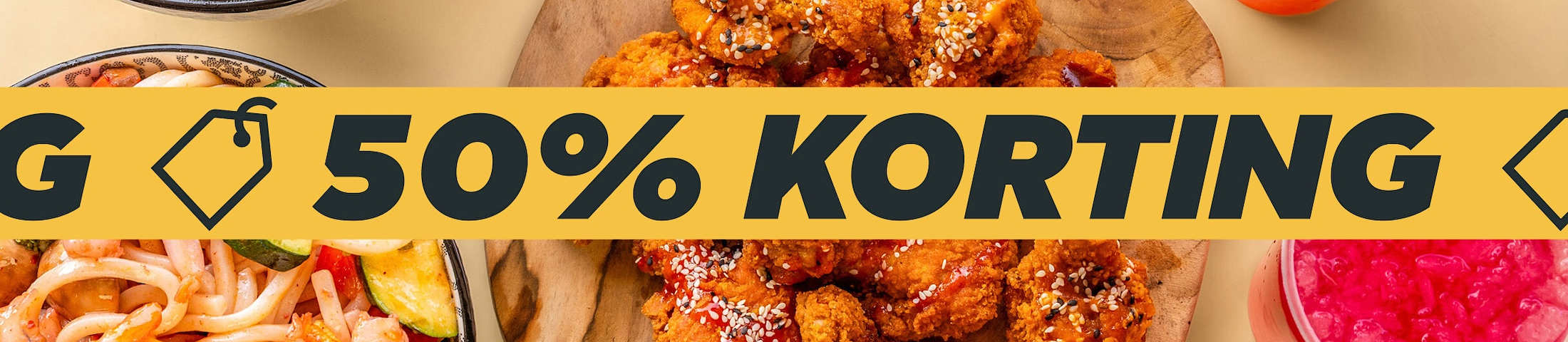 50% KORTING