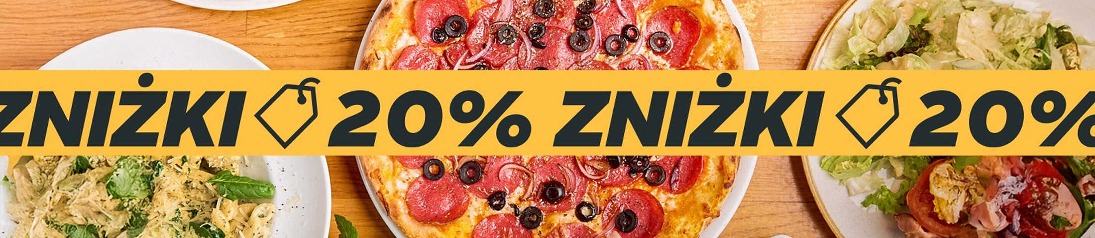 20% zniżki na zamówienie