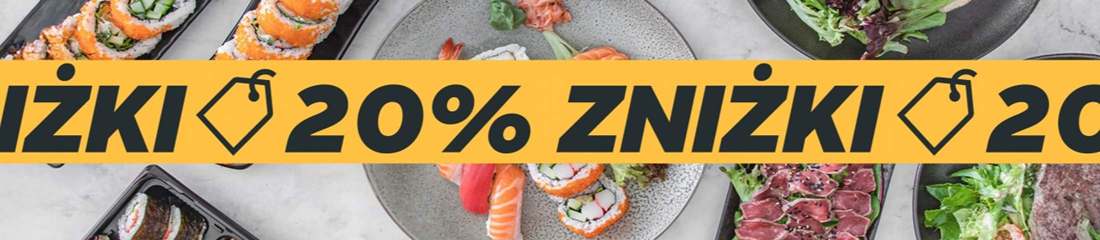20% zniżki na zamówienie