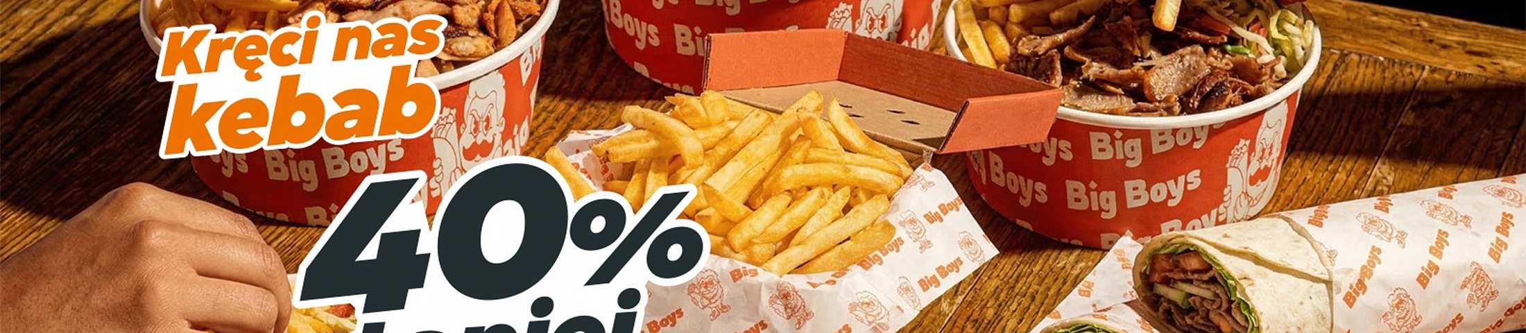 Kręci nas kebab 40% taniej