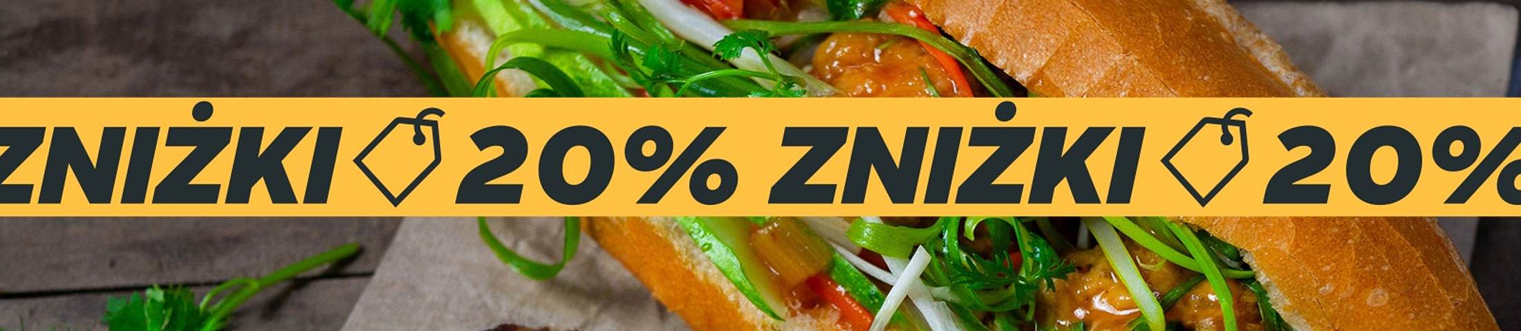 20% zniżki 