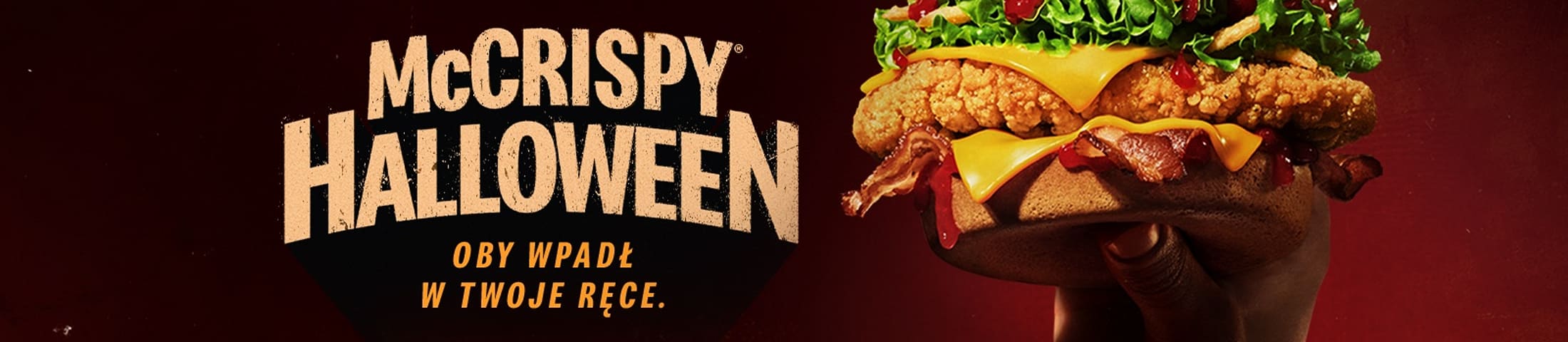 McCrispy Halloween. Oby wpadł w twoje ręce. Limited edition