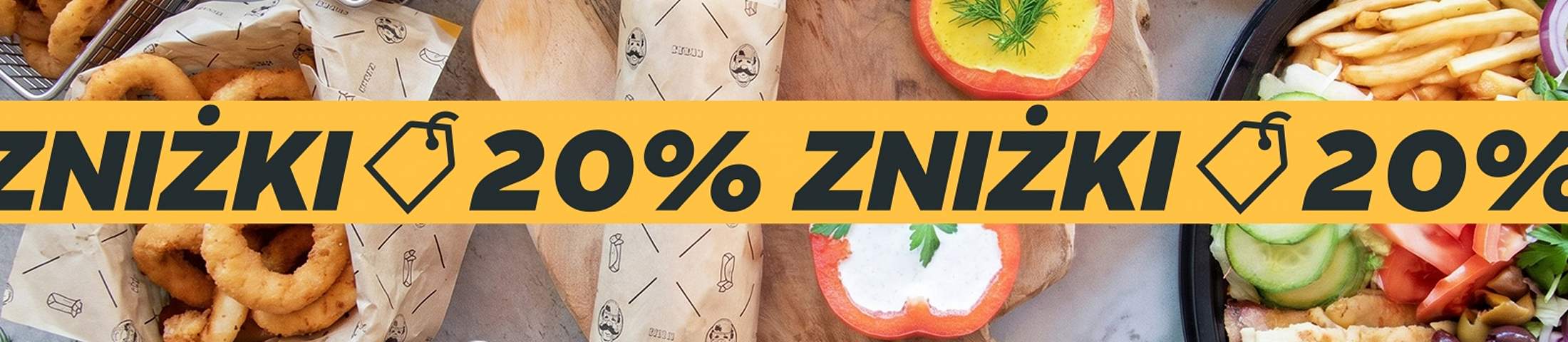 20% zniżki 