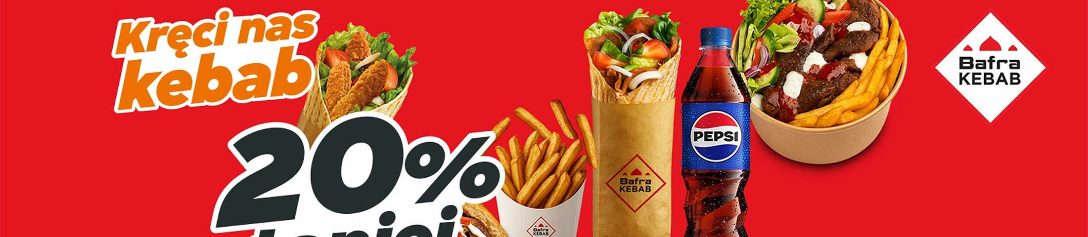 Kręci nas kebab 20% taniej