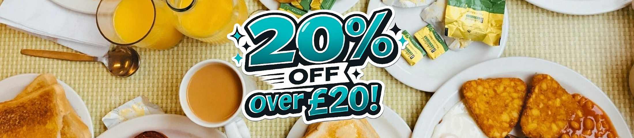 20% off over £20