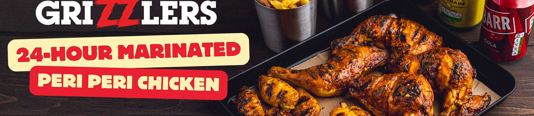 Grizzlers 24 Hour Marinated Peri Peri Chicken