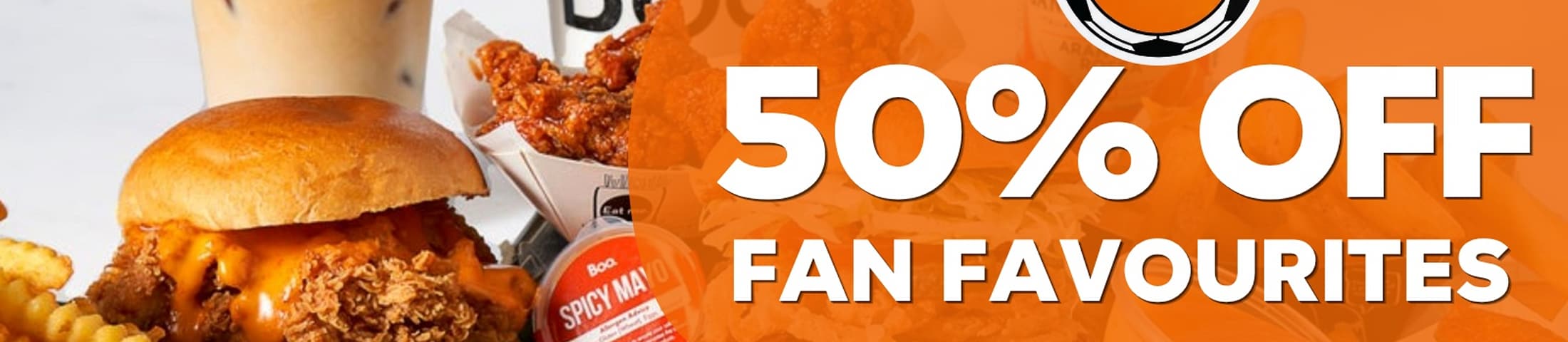 50% off fan favourites. Half price champions