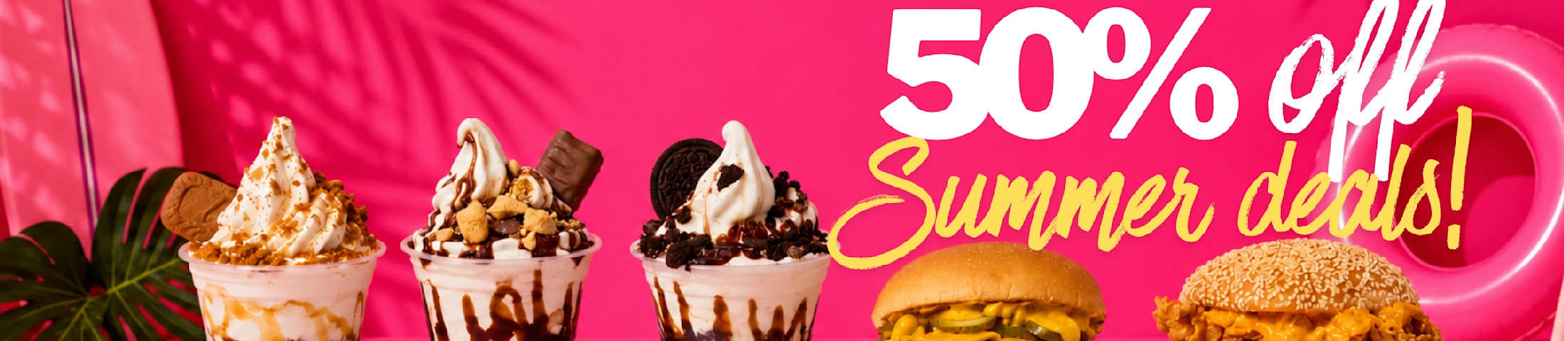 50% off summer deals