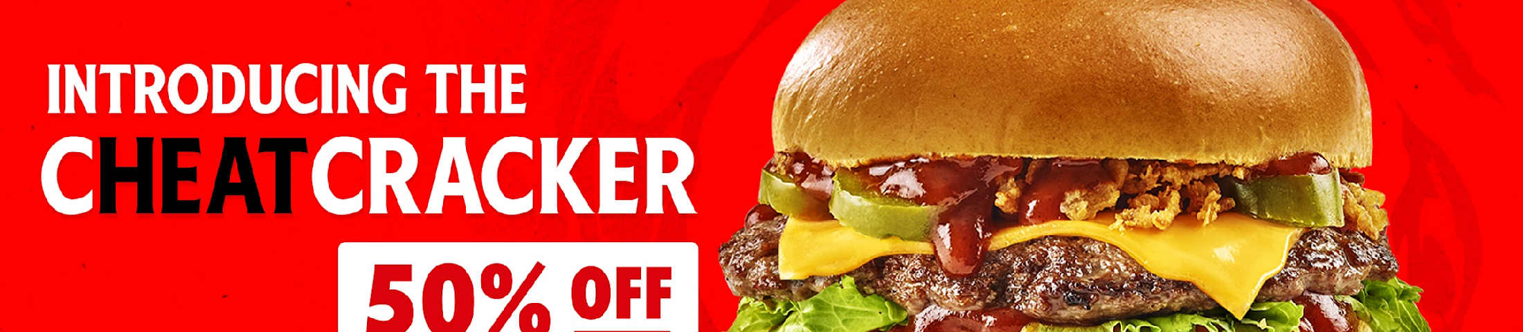 Introducing the Cheat Cracker 50% off. Cheat Meals x Heinz