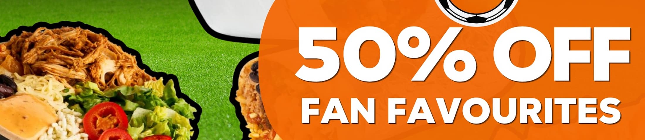 50% off fan favourites. Half price champions