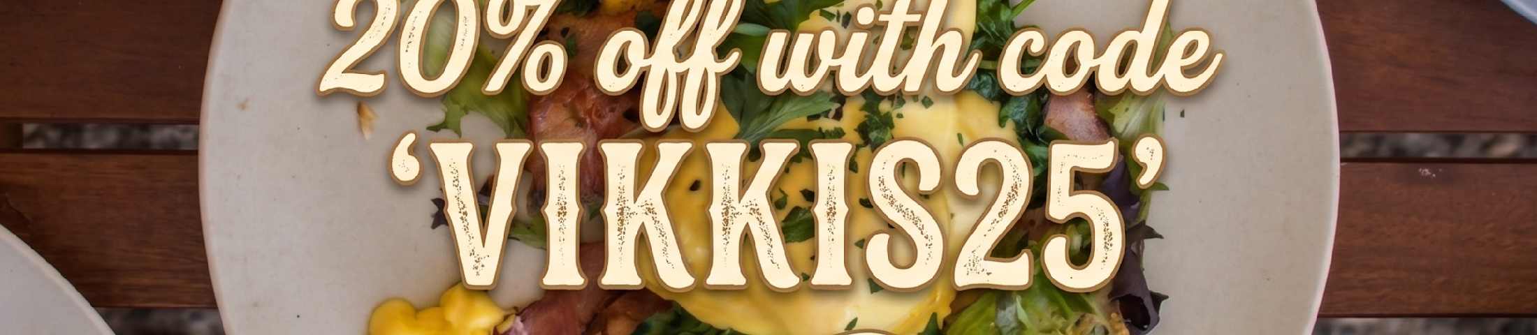 20% off with code 'VIKKIS25'