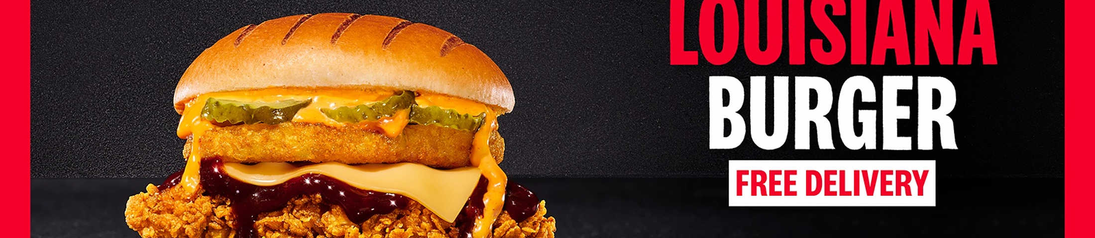 Dirty Louisiana Burger Free Delivery