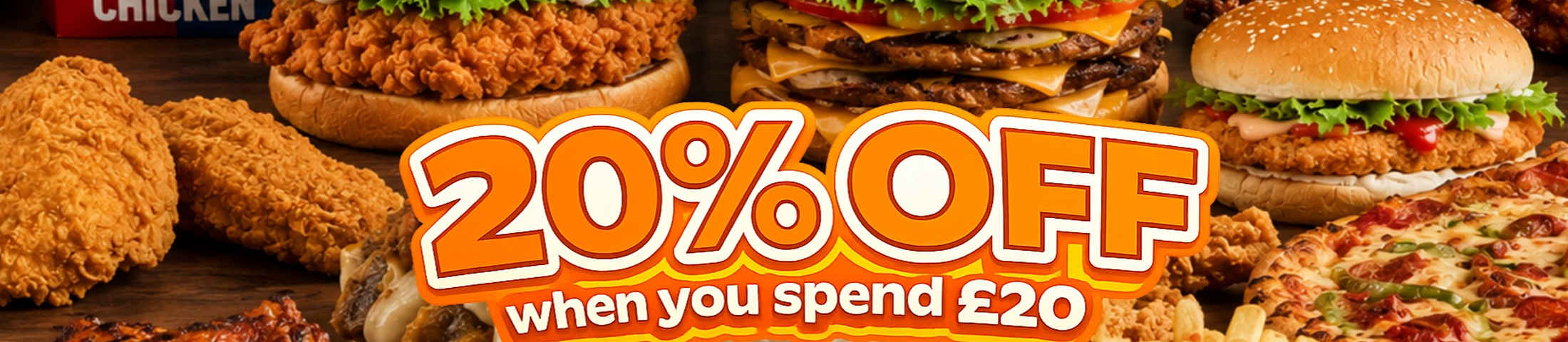 20% OFF WHEN YOU SPEND £20