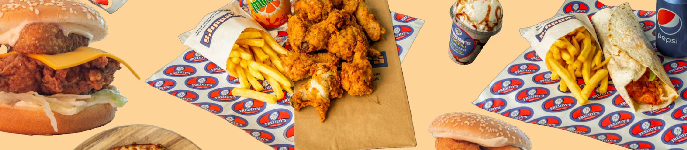 Freddy s Chicken Pizza Wellingborough Road restaurant menu in Northampton Order from Just Eat