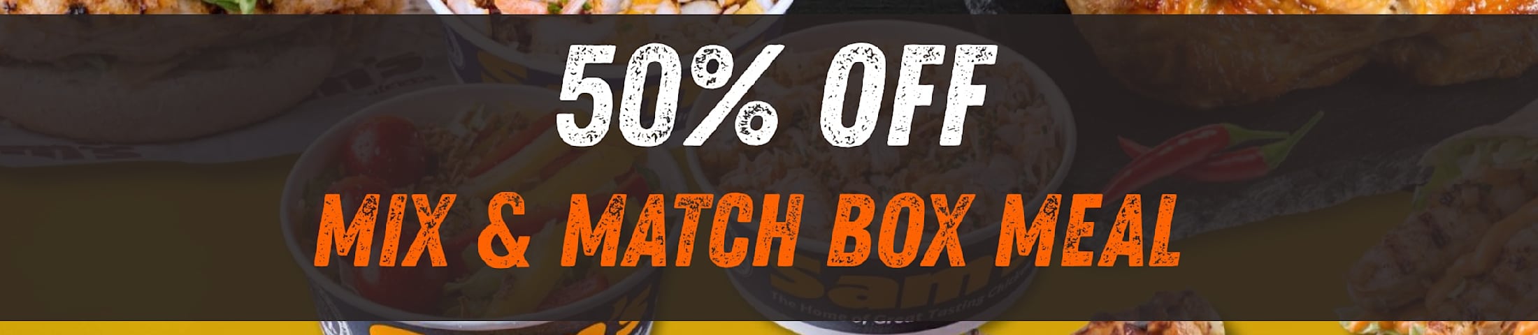 50% Off Selected Items 