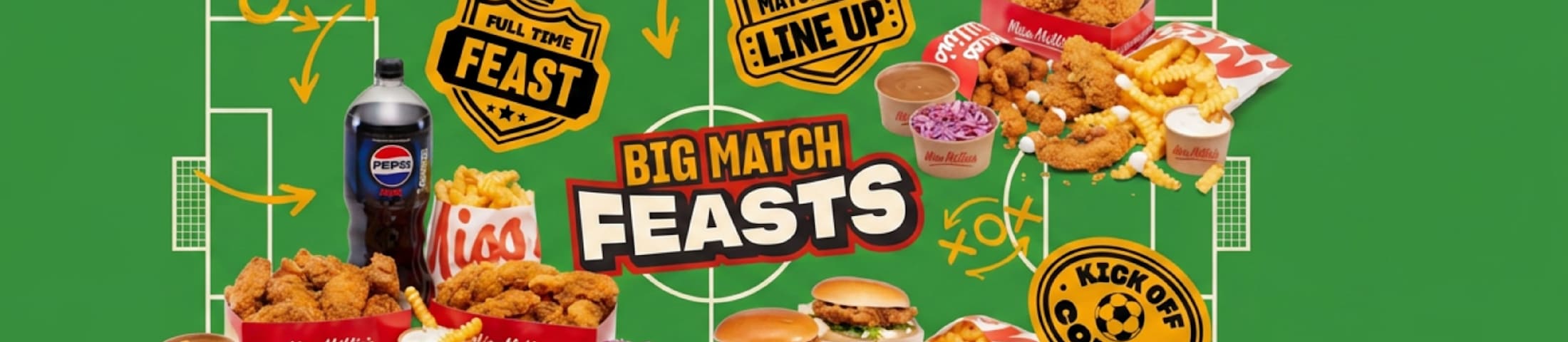Bigh Match Feasts Kick Off Combo Match Day Line UP