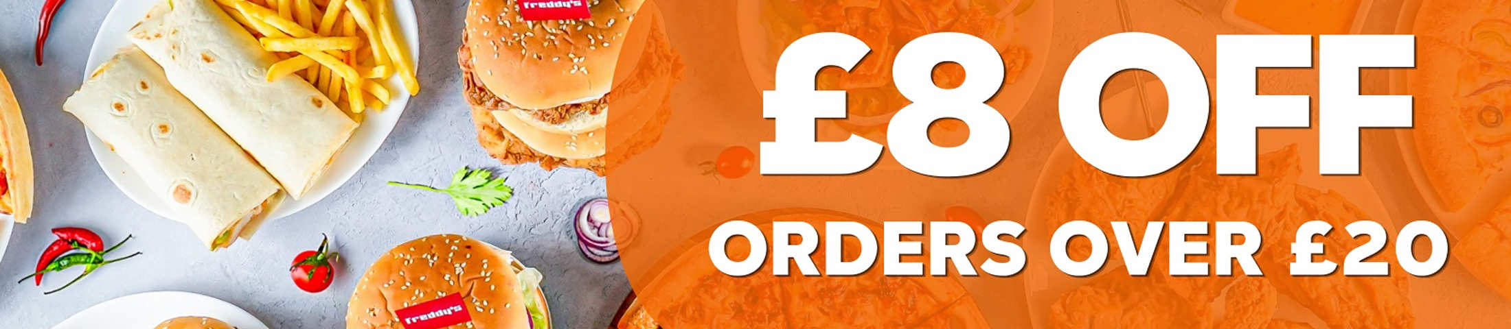 £8 OFF ORDERS OVER £20
