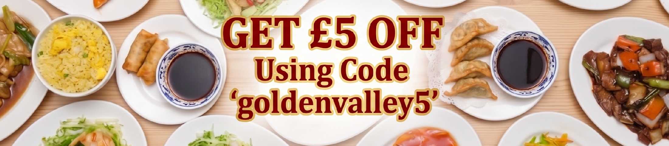 Get £5 Off Using Code goldenvalley5