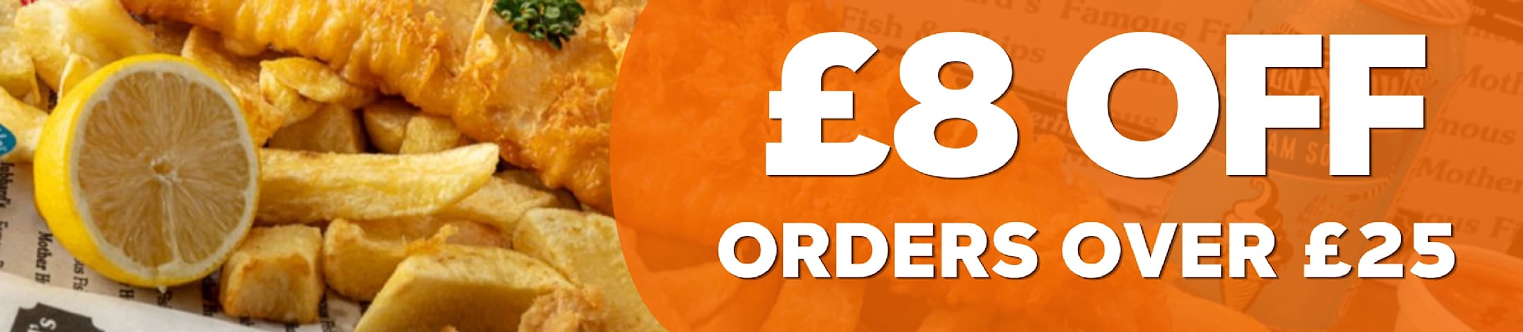 £8 off orders over £25