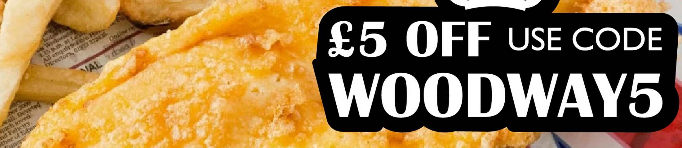 £5 OFF USE CODE WOODWAY5