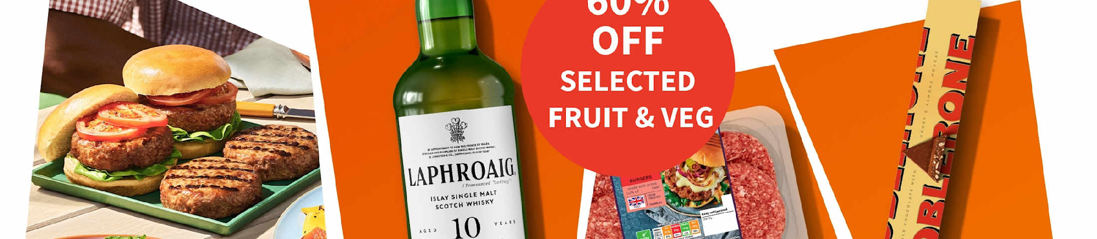 60% off selected fruit & veg. Sainsbury's Local.