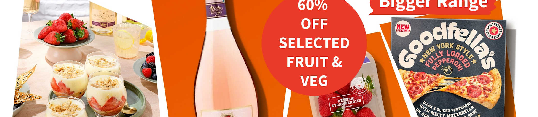 60% off selected fruit & veg. Sainsbury's Local Bigger Range