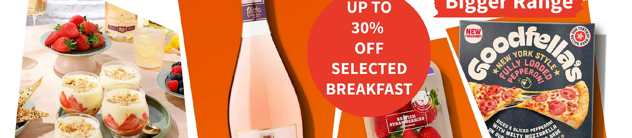 Up to 30% off selected breakfast. Sainsbury's local bigger range
