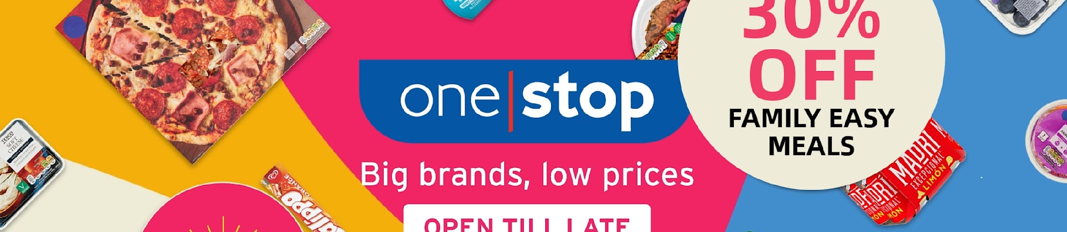 UP TO 30% OFF FAMILY EASY MEALS