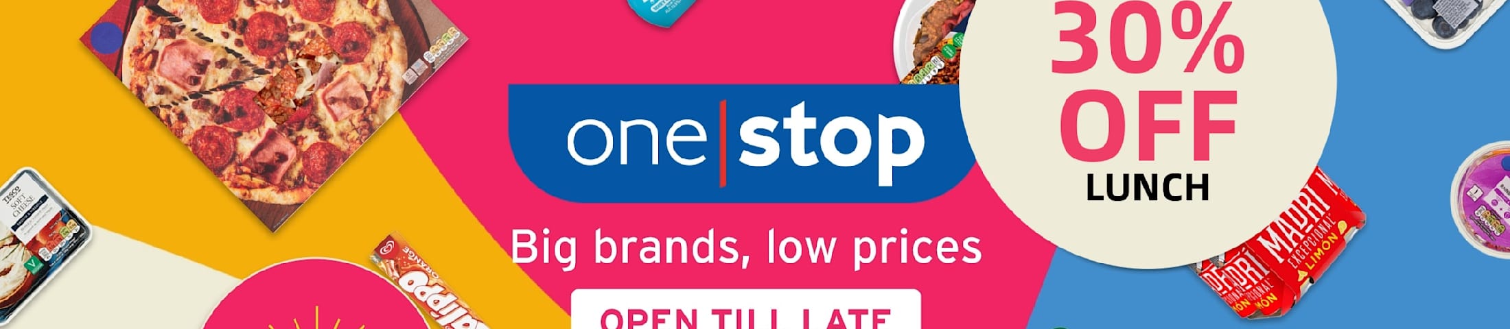 up to 30% off lunch