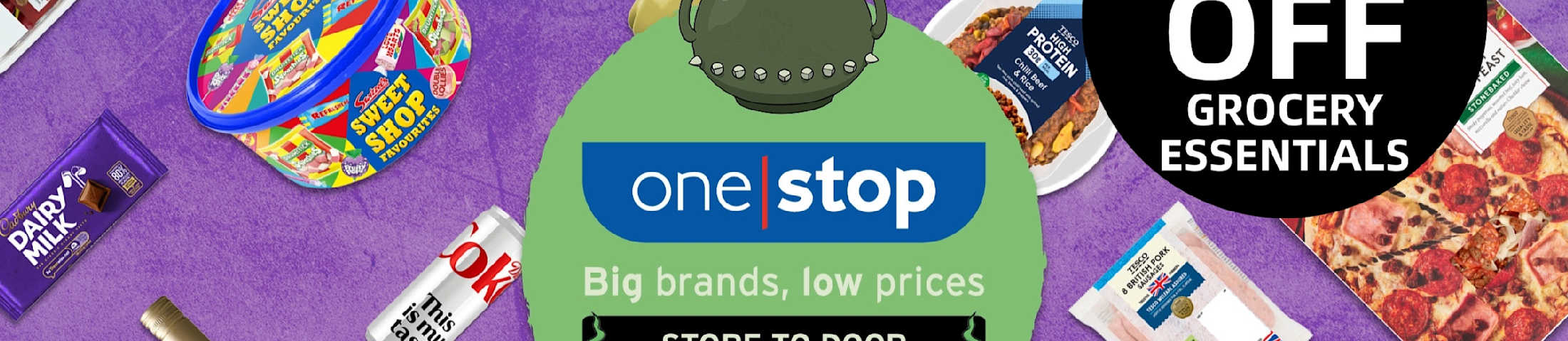 50% OFF GROCERY ESSENTIALS