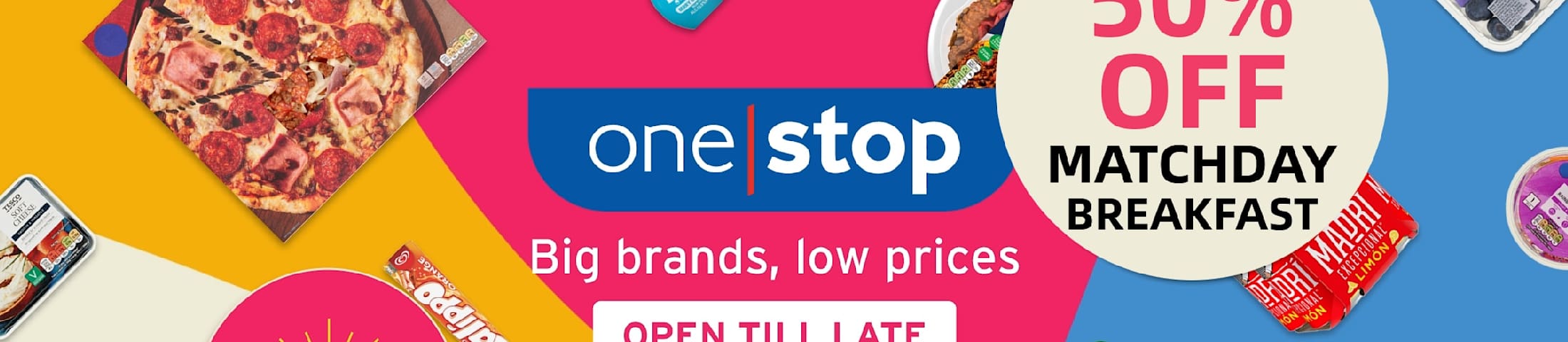 up to 50% off matchday breakfast