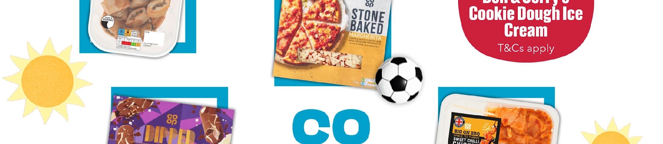 Footie Deals: 85% off Ben & Jerry's Cookie Dough Ice Cream, T&Cs apply. Co-op
