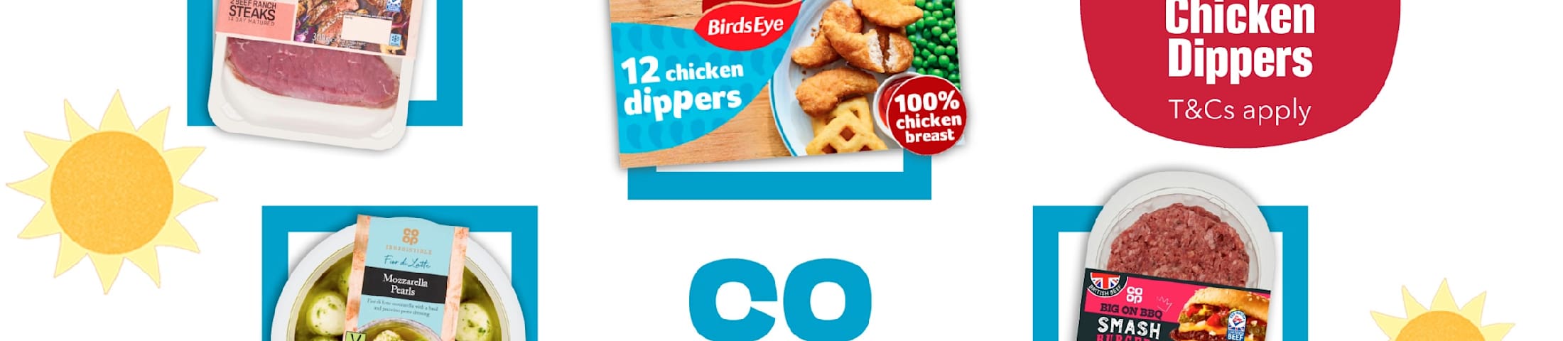 85% off Birds-Eye Chicken Dippers, T&Cs apply. Co-op