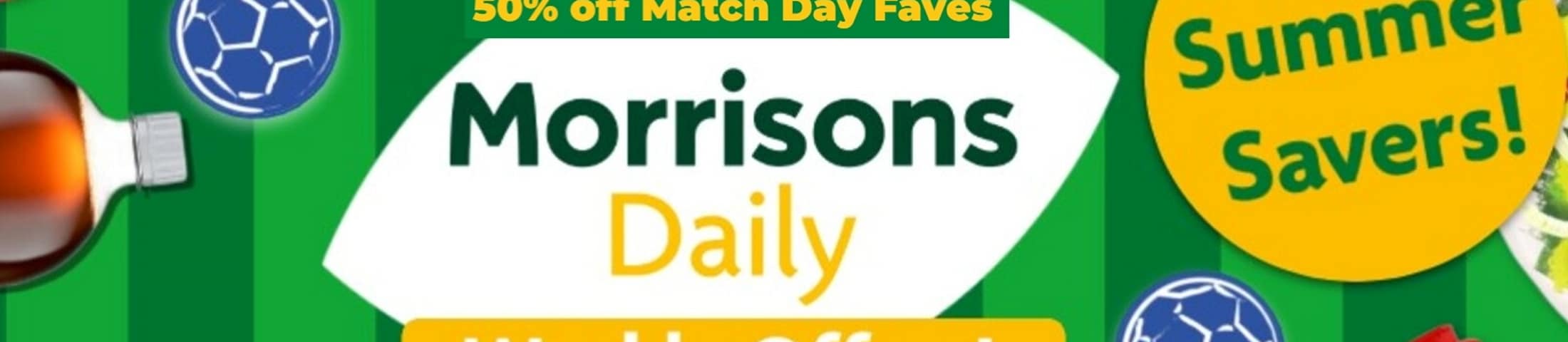 50% off match day faves summer savers weekly offers
