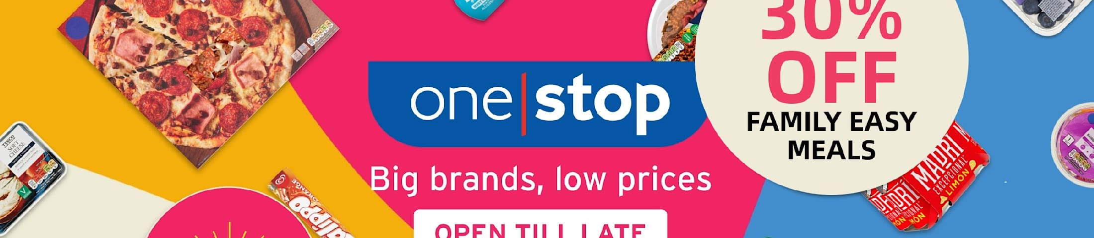 up to 30% off family easy meals