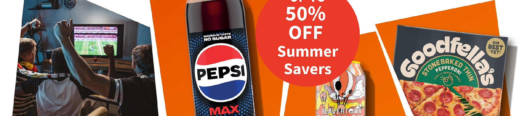 Up to 50% off Summer Savers. Sainsbury's Local