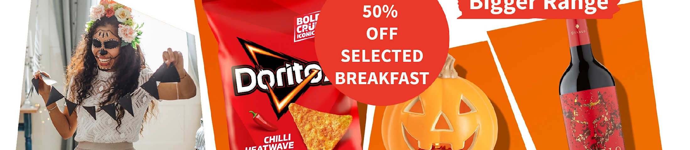 Up to 50% off selected breakfast. Sainsbury's Local bigger range