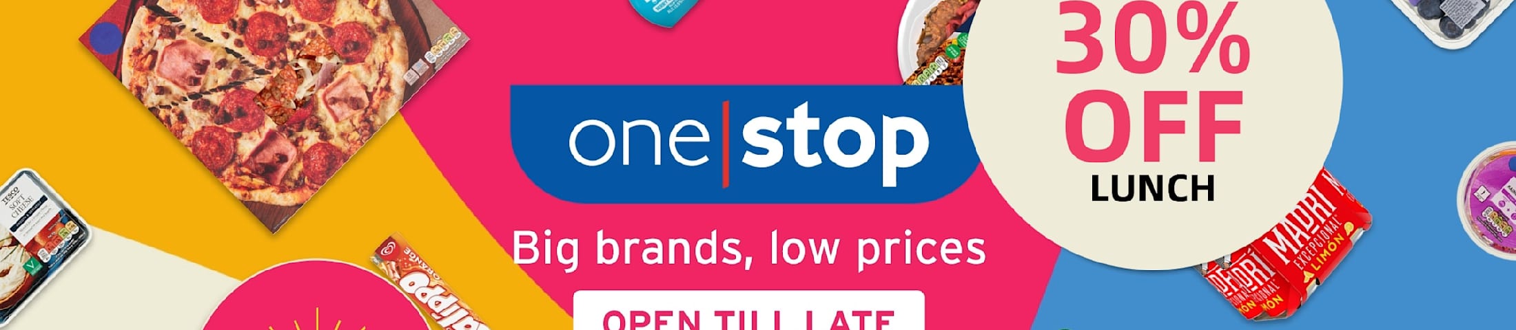 up to 30% off lunch