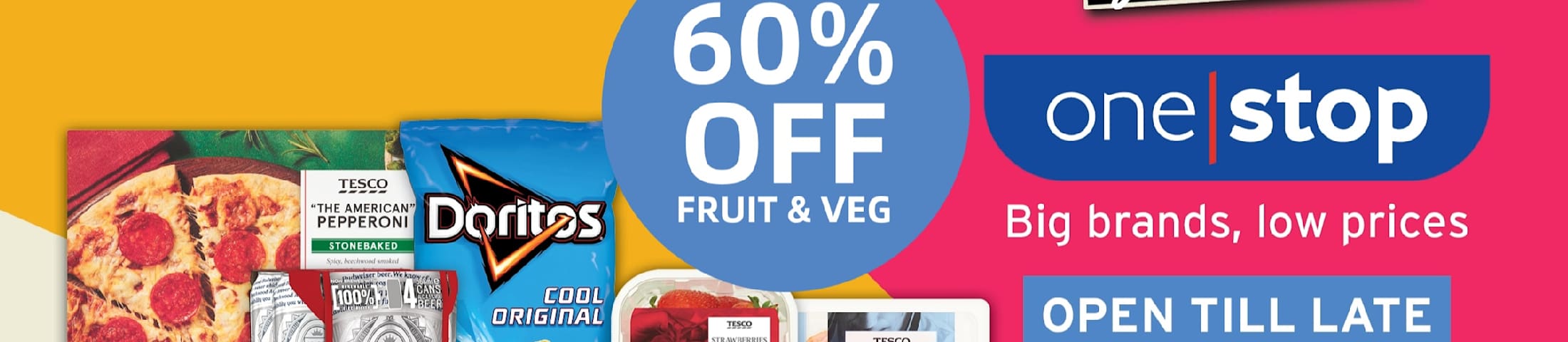 60% OFF FRUIT AND VEG